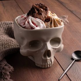 Skull Italian Noodle Bowl Halloween Tableware Table Decoration (Option: Skull Bowl 300ml)