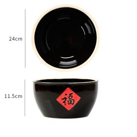 Chicken Ceramic Container Tableware Hot Pot Seasoning Basin (Option: 9 Style)